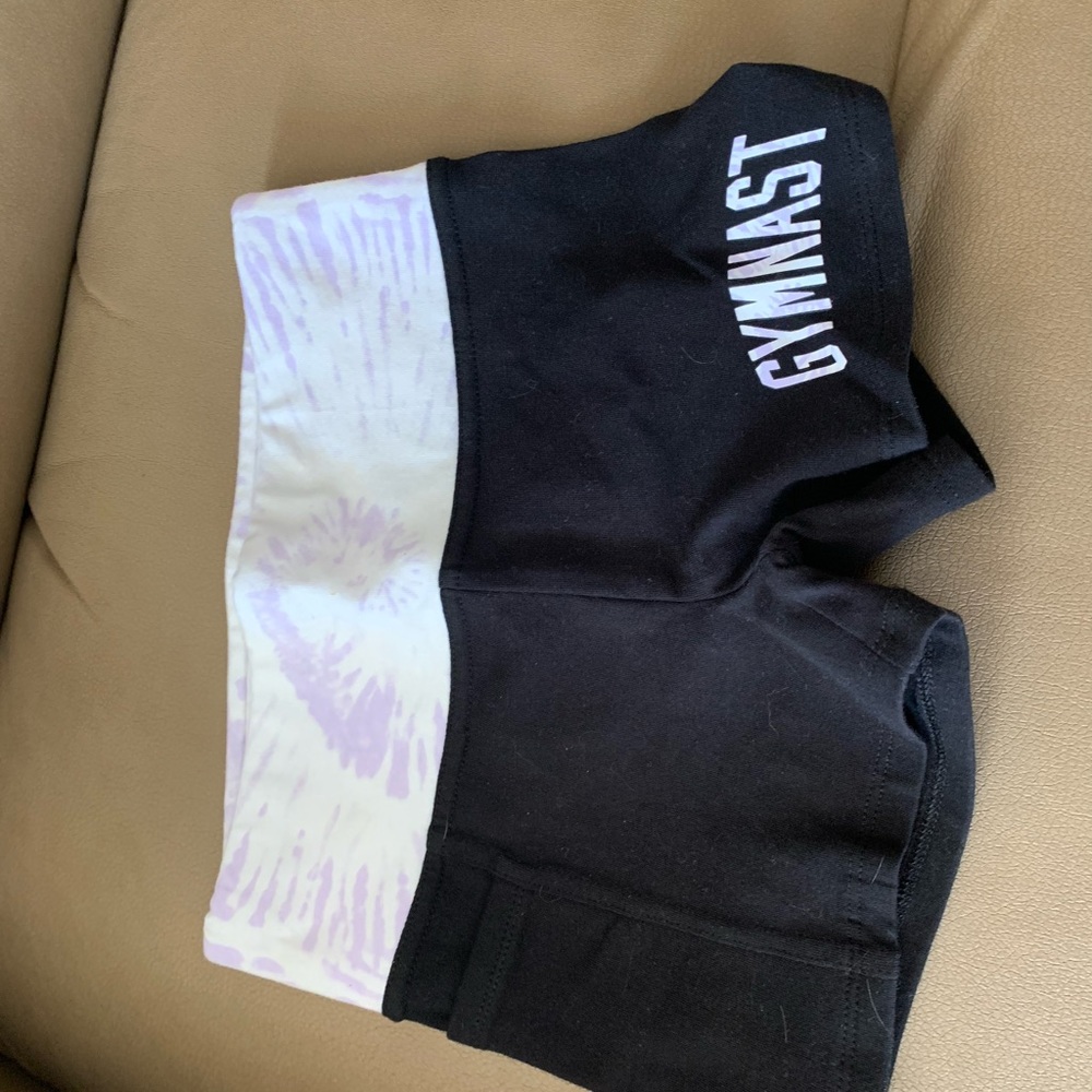 GIRLS JUSTICE GYMNAST SHORTS SZ 10 NEW